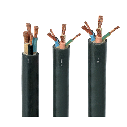 Rubberinsulation cable used in the field