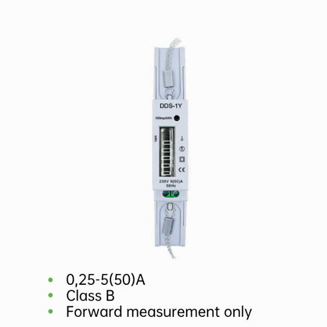 MAX 50A Din-Rail 1 Phase SO MID kWh Energy Meter