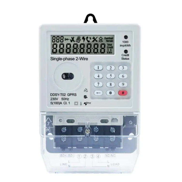 ODM factory GPRS Watt hour meter with 4G or 3G communication